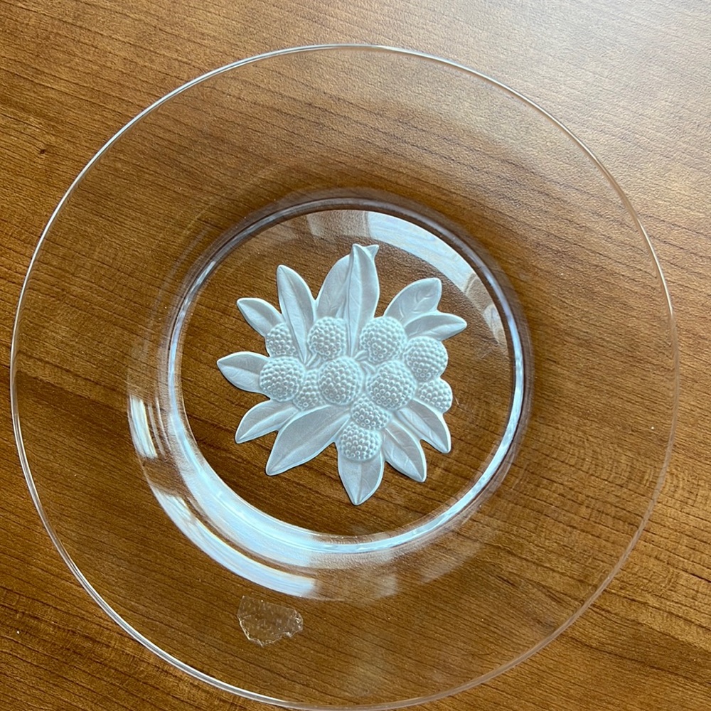 Mikasa Glass Plate